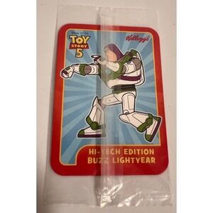 Sealed 2-Pack Card Kelloggs Toy Story 5 Hi-Tech Edition Buzz Lightyear Bullseye